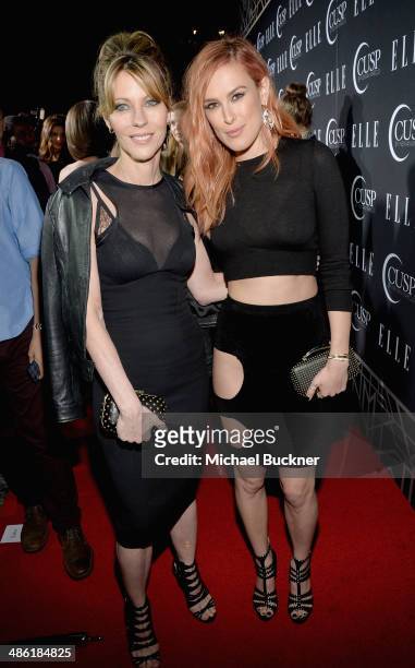 Editor-in-Chief of ELLE Robbie Myers and actress Rumer Willis attend the 5th Annual ELLE Women in Music Celebration presented by CUSP by Neiman...