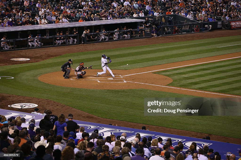 San Francisco Giants v Colorado Rockies