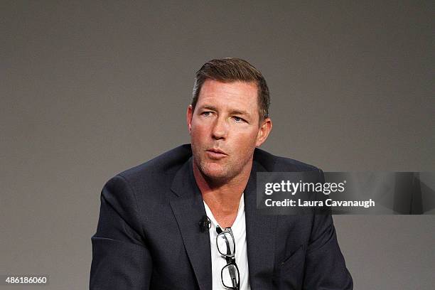 Edward Burns attends Apple Store Soho presents Meet The Creator: Edward Burns, "Public Morals" at Apple Store Soho on September 1, 2015 in New York...