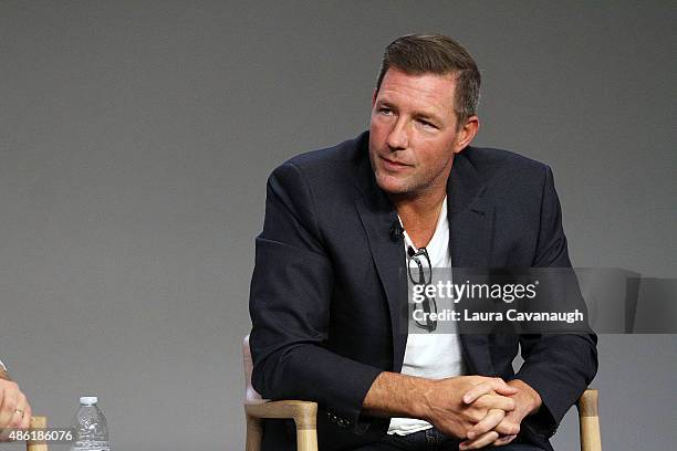 Edward Burns attends Apple Store Soho presents Meet The Creator: Edward Burns, "Public Morals" at Apple Store Soho on September 1, 2015 in New York...