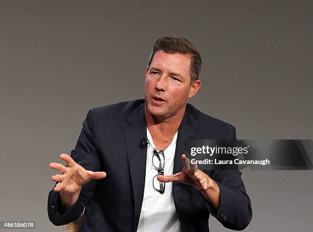 Edward Burns attends Apple Store Soho presents Meet The Creator: Edward Burns, "Public Morals" at Apple Store Soho on September 1, 2015 in New York...