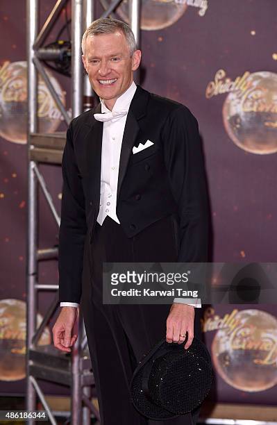 Jeremy Vine attends the red carpet launch of "Strictly Come Dancing 2015" at Elstree Studios on September 1, 2015 in Borehamwood, England.