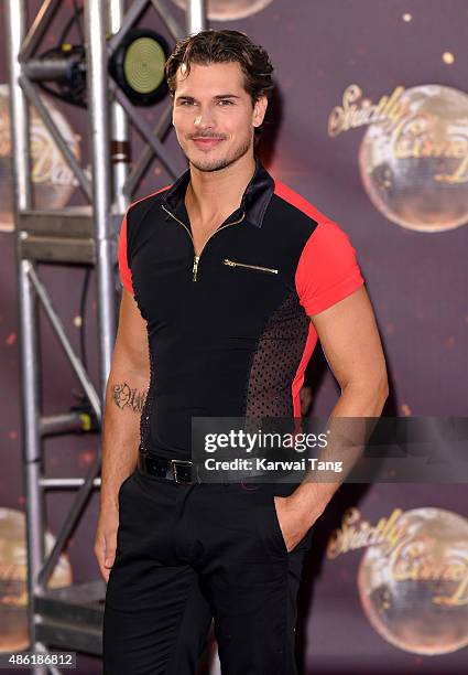 Gleb Savchenko attends the red carpet launch of "Strictly Come Dancing 2015" at Elstree Studios on September 1, 2015 in Borehamwood, England.