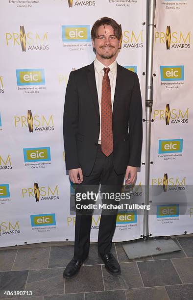 Actor Jason Ritter attends the 18th Annual PRISM Awards Ceremony at Skirball Cultural Center on April 22, 2014 in Los Angeles, California.