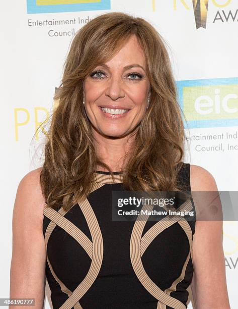 Actress Allison Janney arrives at the 18th Annual PRISM Awards at Skirball Cultural Center on April 22, 2014 in Los Angeles, California.