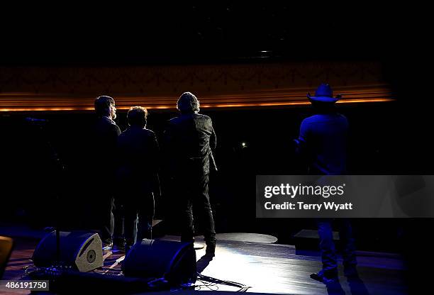 Alabama accepts the Career Achievement Award during the 9th Annual ACM Honors at the Ryman Auditorium on September 1, 2015 in Nashville, Tennessee.