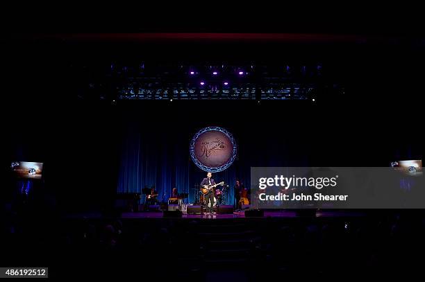 Chris Isaak performs onstage during the 9th Annual ACM Honors at the Ryman Auditorium on September 1, 2015 in Nashville, Tennessee.