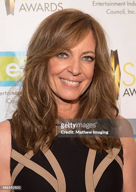 Actress Allison Janney arrives at the 18th Annual PRISM Awards at Skirball Cultural Center on April 22, 2014 in Los Angeles, California.