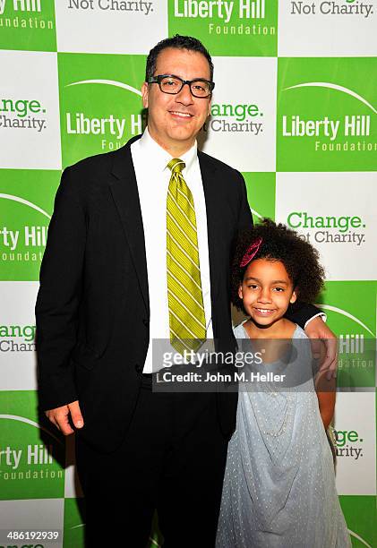 Los Angeles City Councilman, 3rd District, Bob Blumenfield and Nia Blumenfield attend the Liberty Hill's Upton Sinclair Awards dinner at The Beverly...