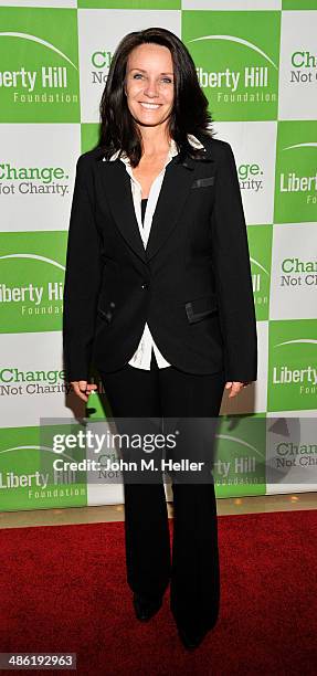 Producer Amy Shomer attends the Liberty Hill's Upton Sinclair Awards dinner at The Beverly Hilton Hotel on April 22, 2014 in Beverly Hills,...