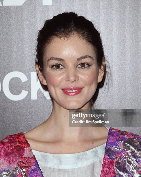 Nora Zehetner attends the A24 and The Cinema Society premiere of "Locke" at The Paley Center for Media on April 22, 2014 in New York City.