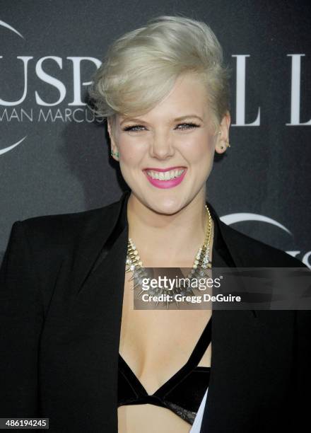 Singer Betty Who arrives at ELLE's 5th Annual Women In Music concert celebration at Avalon on April 22, 2014 in Hollywood, California.