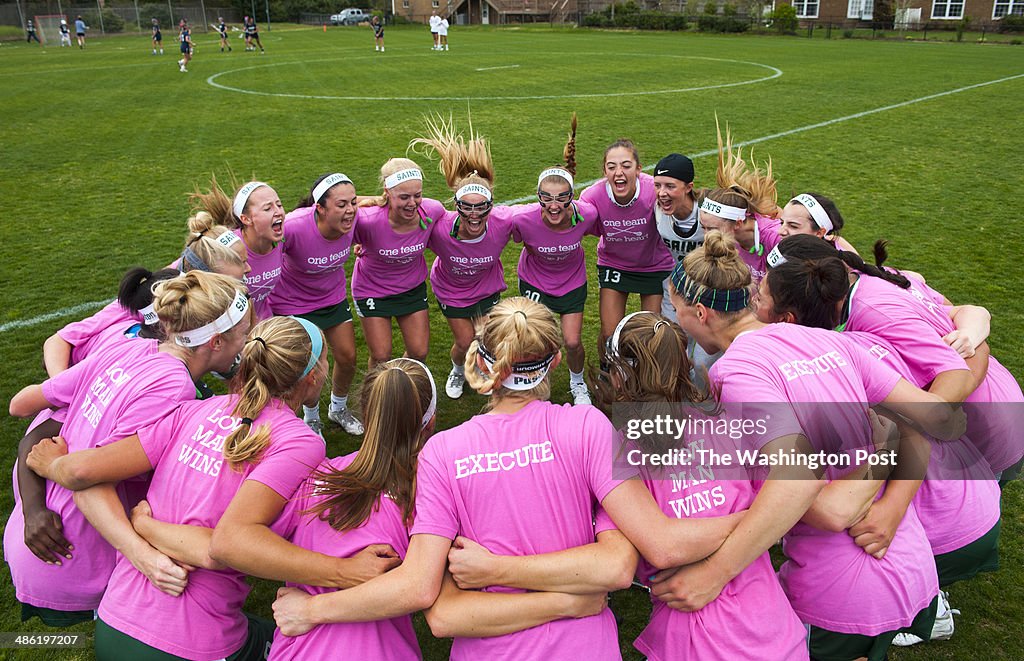 Girls' Lacrosse No. 2 Georgetown Visitation at No. 1 St. Stephen's & St. Agnes