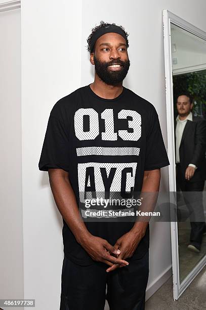 Baron Davis attends The A List 15th Anniversary Party on September 1, 2015 in Beverly Hills, California.