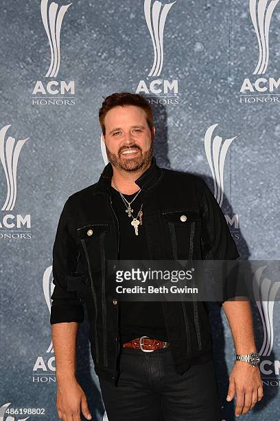 Randy Houser attends the 9th Annual ACM Honors at Ryman Auditorium on September 1, 2015 in Nashville, Tennessee.