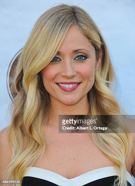 Actress Emme Rylan arrives for the Etheria Film Night 2015 held at American Cinematheque's Egyptian Theatre on June 13, 2015 in Hollywood, California.