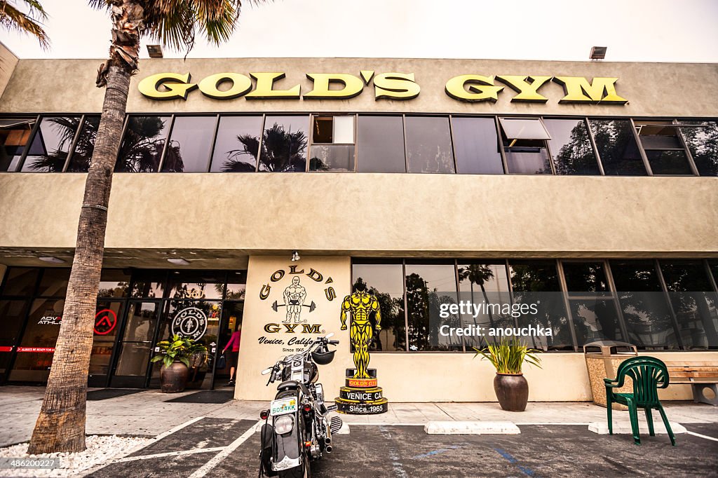 Légendaire salle de sport Gold's Gym, Venice, Californie, États-Unis