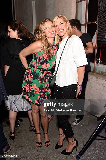 Vinessa Shaw and Petra Flannery attend The A List 15th Anniversary Party on September 1, 2015 in Beverly Hills, California.