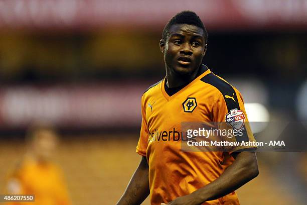 Bright Enobakhare of Wolverhampton Wanderers during the Capital One Cup match between Wolverhampton Wanderers and Barnet at Molineux on August 25,...