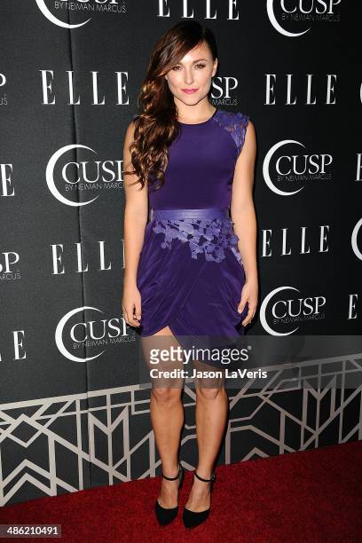 Actress Briana Evigan attends ELLE's 5th annual Women In Music concert celebration at Avalon on April 22, 2014 in Hollywood, California.