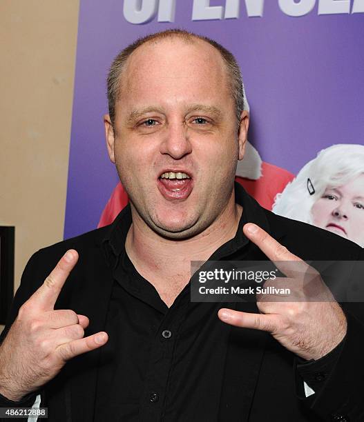 Dave Eastgate arrives at The Print Room on September 2, 2015 in Sydney, Australia.