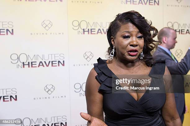 Actress Deena Beasly attends '90 Minutes In Heaven' Atlanta premiere at Fox Theater on September 1, 2015 in Atlanta, Georgia.