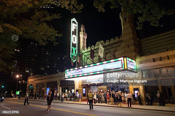 General view of the atmosphere during '90 Minutes In Heaven" Atlanta premiere at Fox Theater on September 1, 2015 in Atlanta, Georgia.