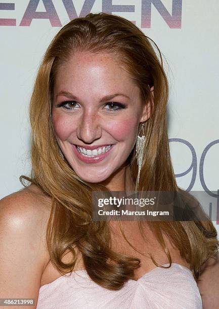 Actress Rachel Jeanette attends '90 Minutes In Heaven' Atlanta premiere at Fox Theater on September 1, 2015 in Atlanta, Georgia.