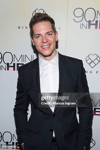 Jason Kennedy attends '90 Minutes In Heaven' Atlanta premiere at Fox Theater on September 1, 2015 in Atlanta, Georgia.