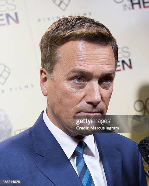 Michael W. Smith attends '90 Minutes In Heaven' Atlanta premiere at Fox Theater on September 1, 2015 in Atlanta, Georgia.