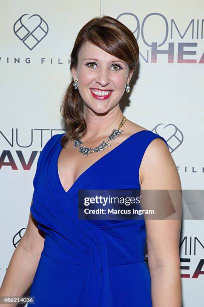 Nicole Piper Flenniken attends '90 Minutes In Heaven' Atlanta premiere at Fox Theater on September 1, 2015 in Atlanta, Georgia.