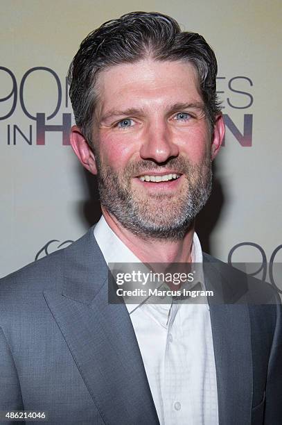 Shane Jackson attends '90 Minutes In Heaven' Atlanta premiere at Fox Theater on September 1, 2015 in Atlanta, Georgia.