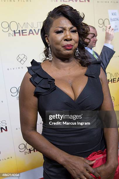 Actress Deena Beasly attends '90 Minutes In Heaven' Atlanta premiere at Fox Theater on September 1, 2015 in Atlanta, Georgia.