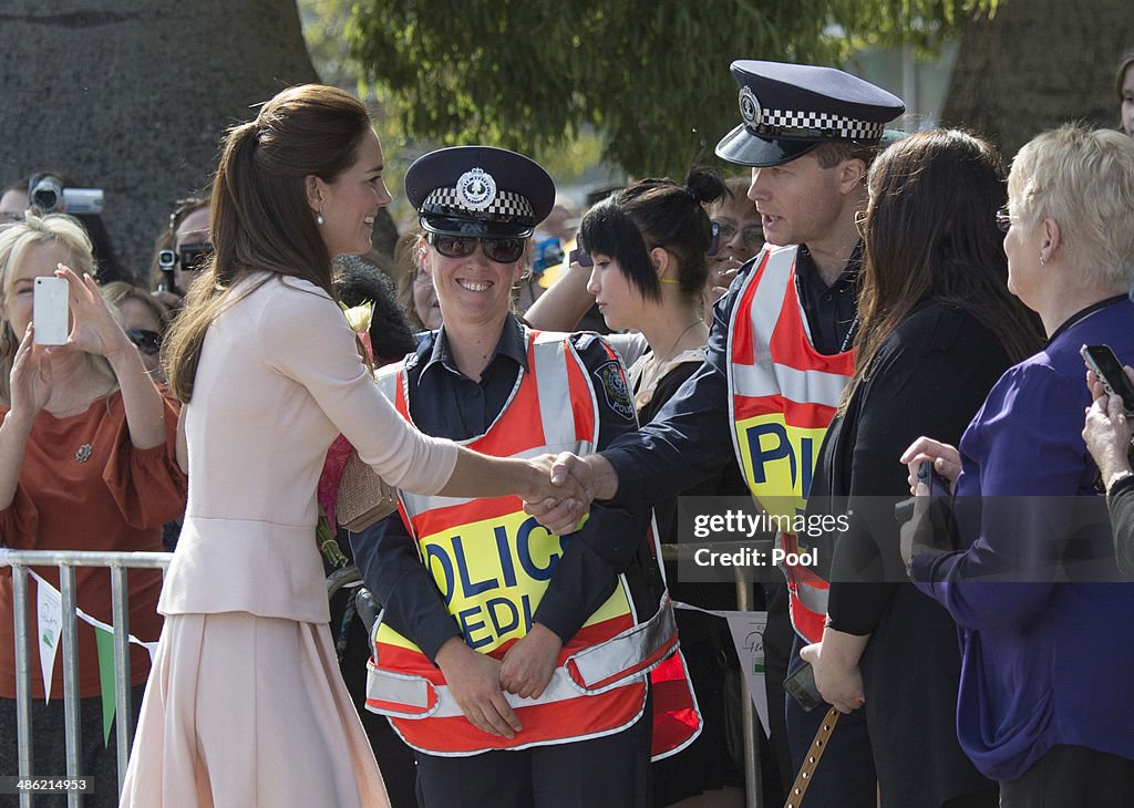 The Duke And Duchess Of Cambridge Tour Australia And New Zealand - Day 17