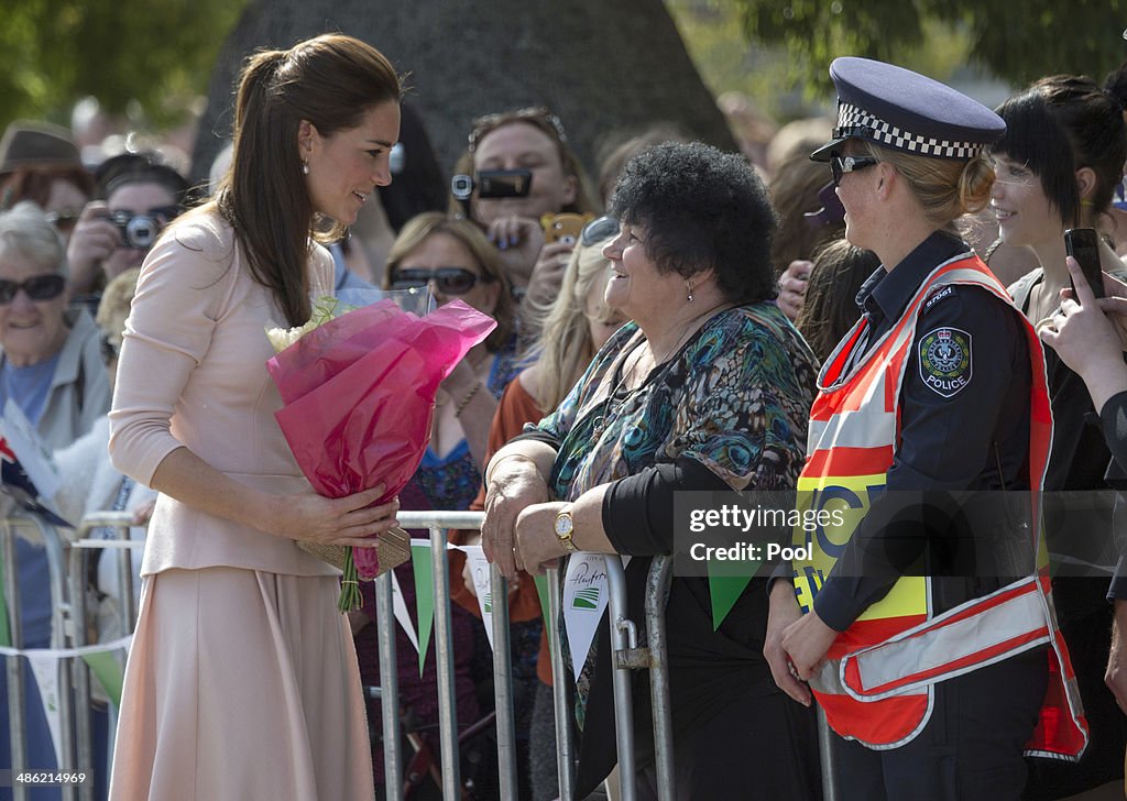 The Duke And Duchess Of Cambridge Tour Australia And New Zealand - Day 17