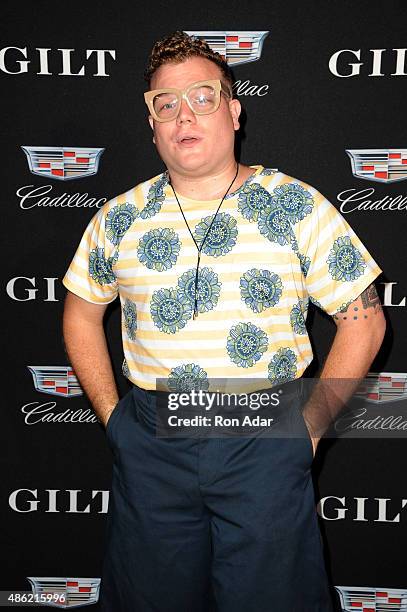 Jackson McKeehan attends the Cadillac Capsule Clothing Collection Launch at Classic Car Club on September 1, 2015 in New York City.