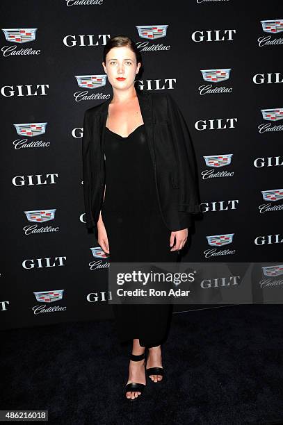 Shelby Christensen attends the Cadillac Capsule Clothing Collection Launch at Classic Car Club on September 1, 2015 in New York City.