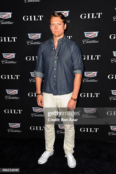 Ernest Alexander Sabine attends the Cadillac Capsule Clothing Collection Launch at Classic Car Club on September 1, 2015 in New York City.