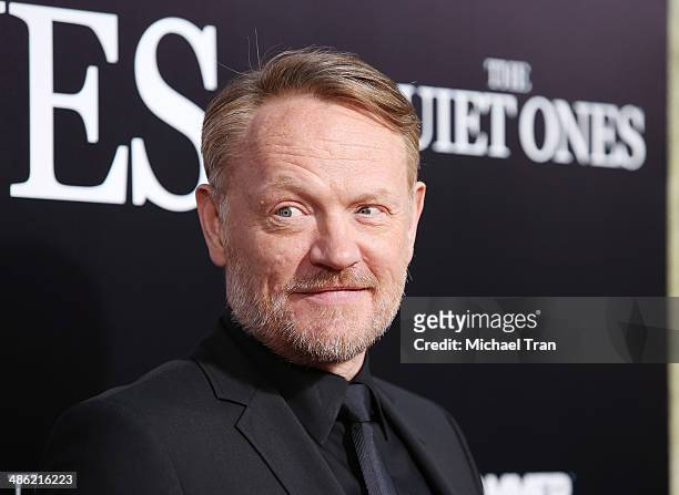 Jared Harris arrives at the Los Angeles Premiere of "The Quiet Ones" held at The Theatre at Ace Hotel on April 22, 2014 in Los Angeles, California.