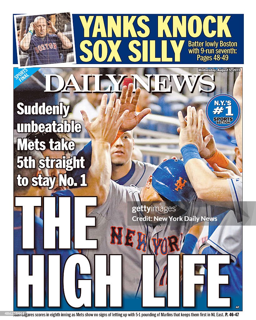 Daily News Back Page Mets