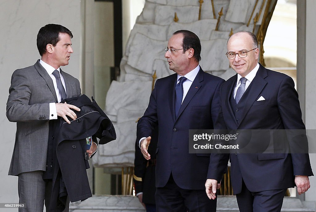 'Conseil Des Ministres' At Elysee Palace