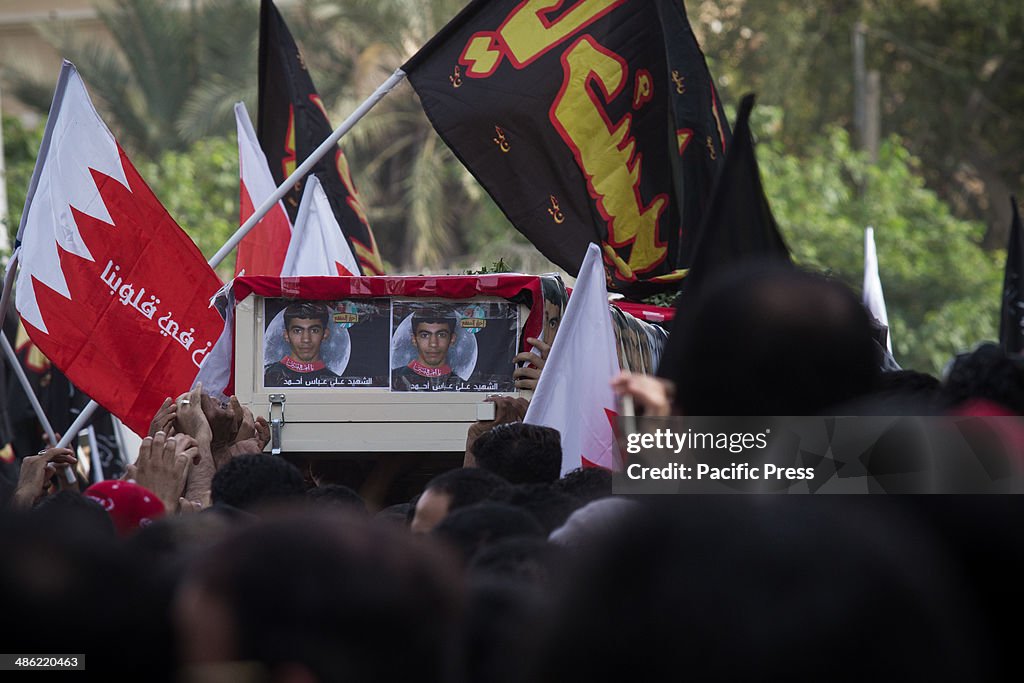 Bahrain Car Bomb Victims' Funeral