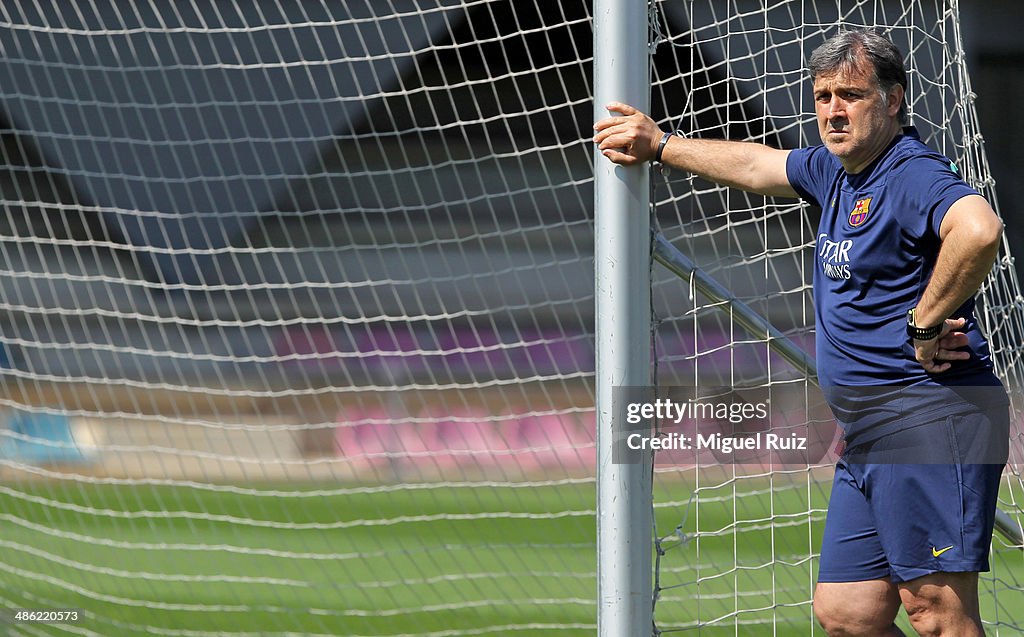 FC Barcelona Training Session