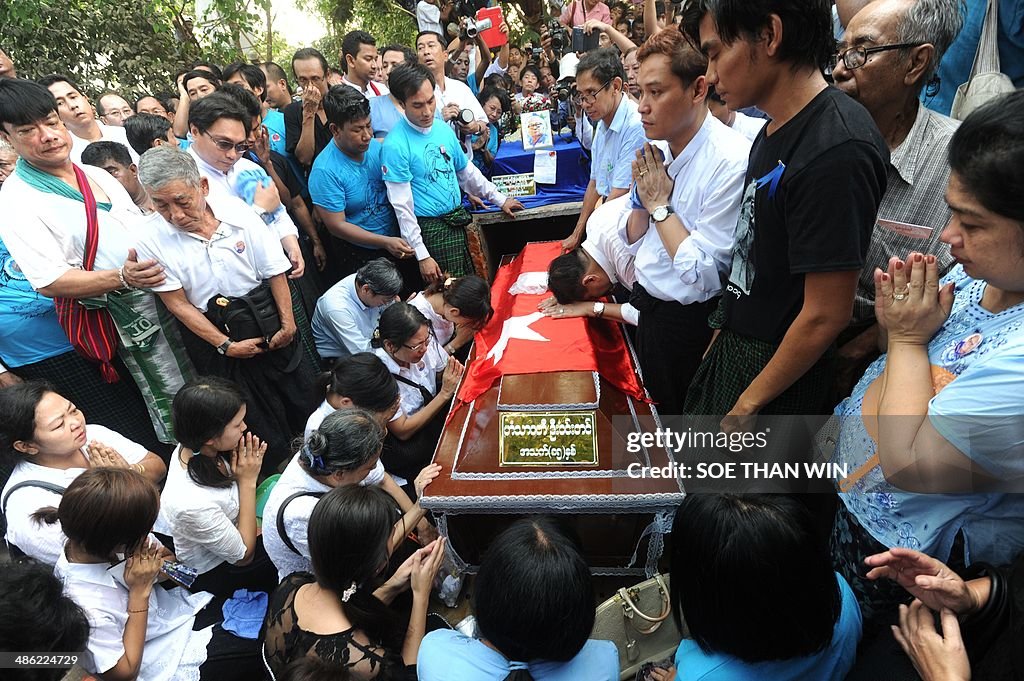MYANMAR-POLITICS-OPPOSITION-DEATH
