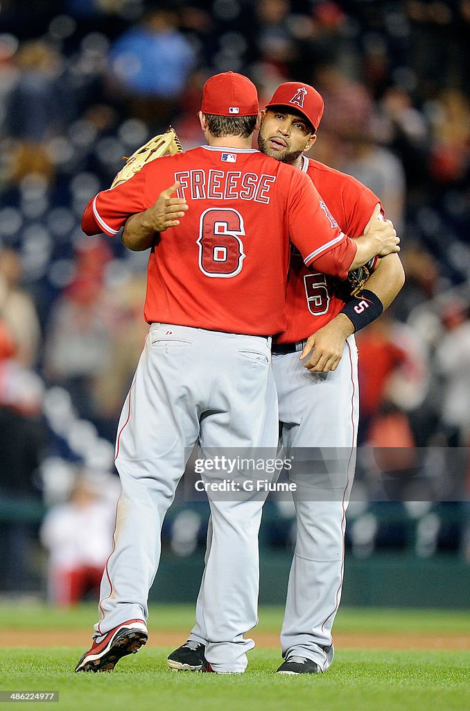 Los Angeles Angels of Anaheim v Washington Nationals