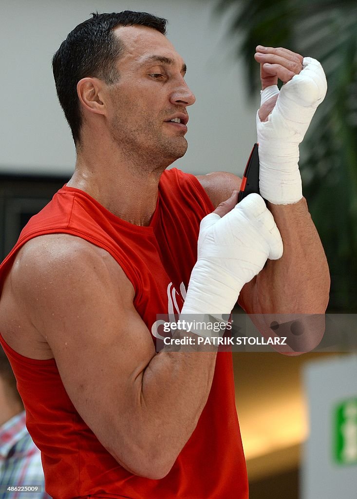 BOX-HEAVYWEIGHT-GER-UKR-AUS-TRAINING