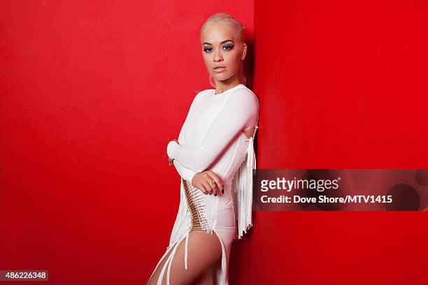 Rita Ora is photographed at the 2015 MTV VMA Awards on August 30, 2015 at the Microsoft Theater in Los Angeles, California.