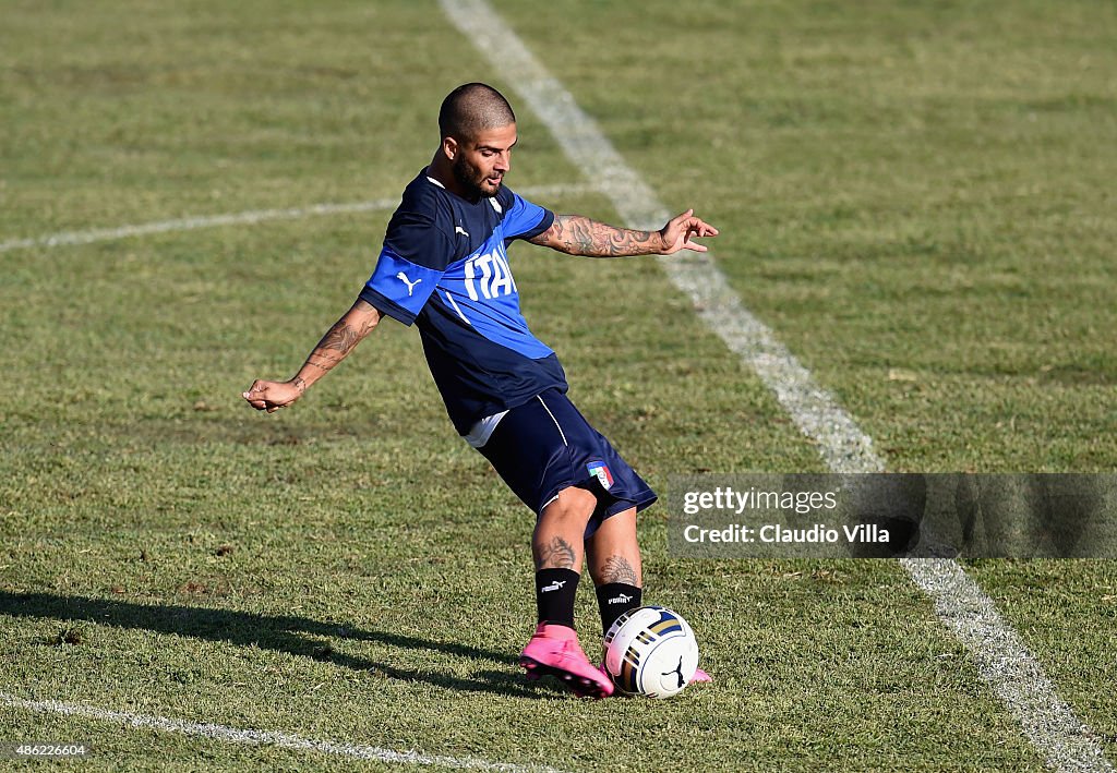 Italy Training Session And Press Conference