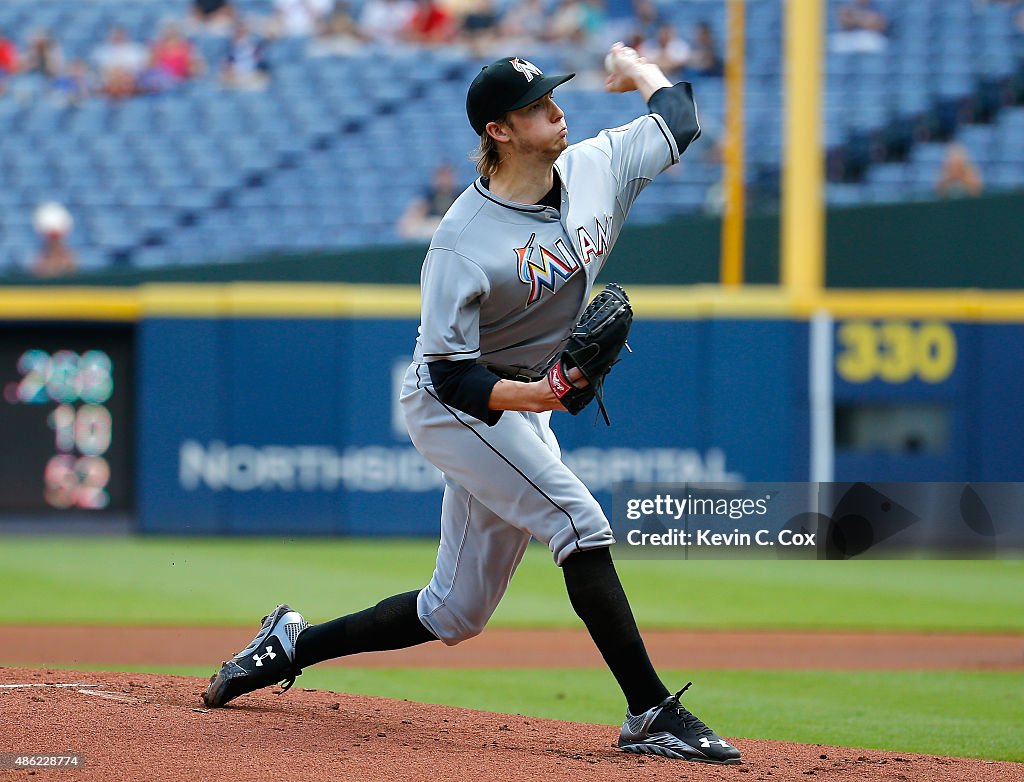 Miami Marlins v Atlanta Braves