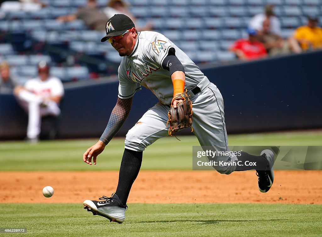 Miami Marlins v Atlanta Braves